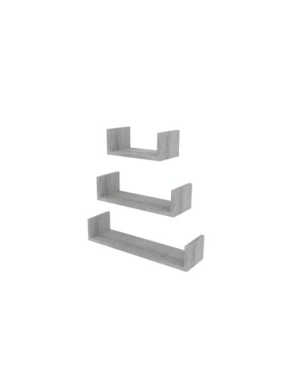 Полка RUBY 300/450/600*160 (набор) Монолит