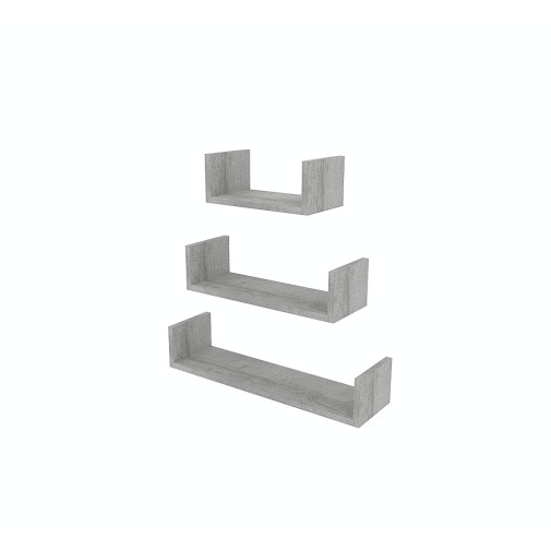 Полка RUBY 300/450/600*160 (набор) Монолит
