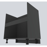 Тумба під мийку VIOLA 800*450*820 Антрацитовий